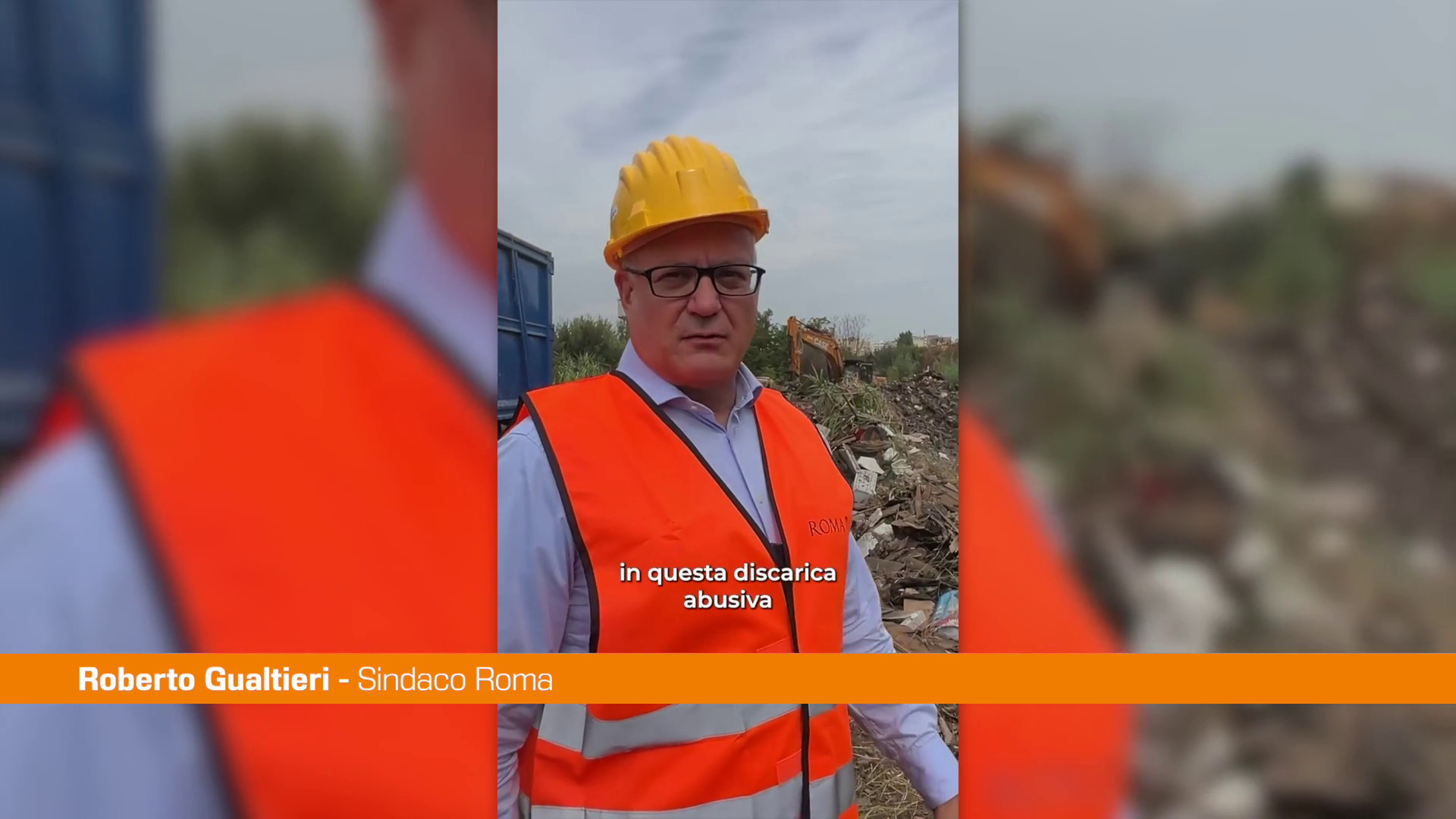 Roma, Gualtieri "Intervento bonifica in via Collatina Vecchia"