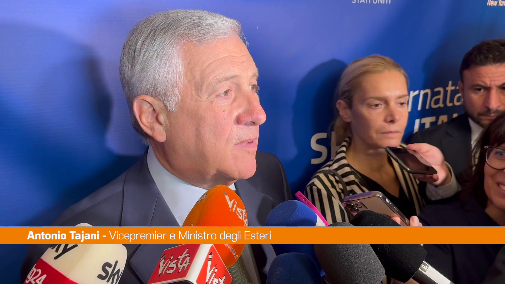 Tajani "Rapporti Usa-Italia non condizionati da ipotesi riforma Onu"