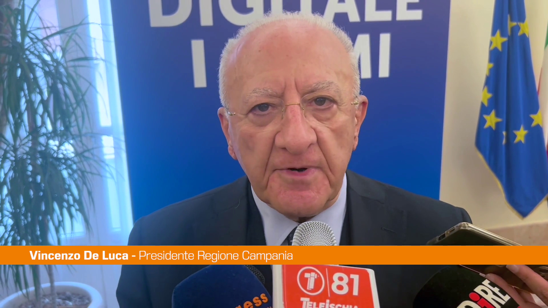 Campi Flegrei, De Luca "Su esercitazioni credo che dobbiamo insistere"
