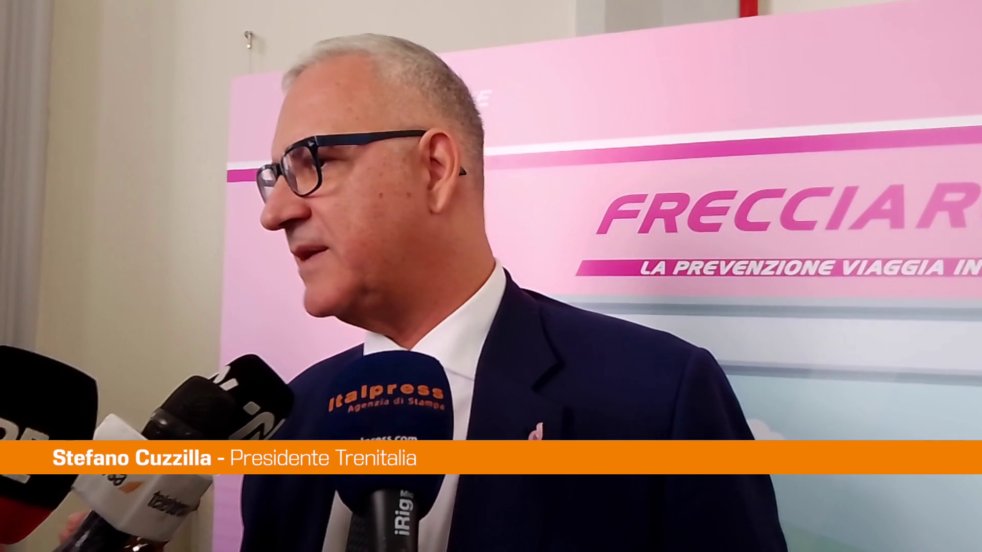 Cuzzilla "Con Frecciarosa sosteniamo la prevenzione"
