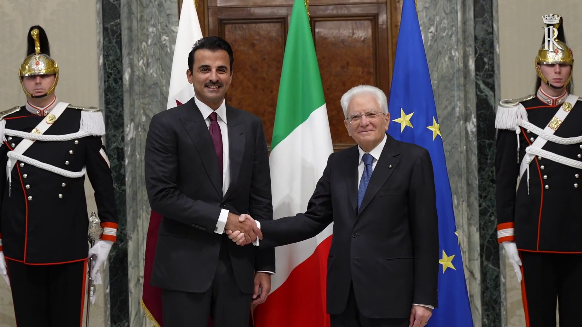 Mattarella riceve Al-Thani, "Qatar interlocutore essenziale"