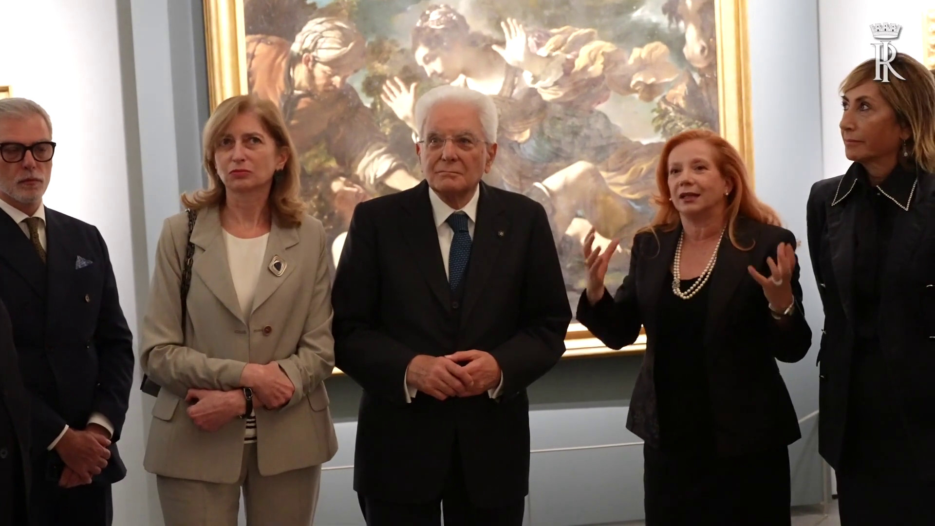 Mattarella visita la mostra “Guercino e i Ludovisi a Roma"