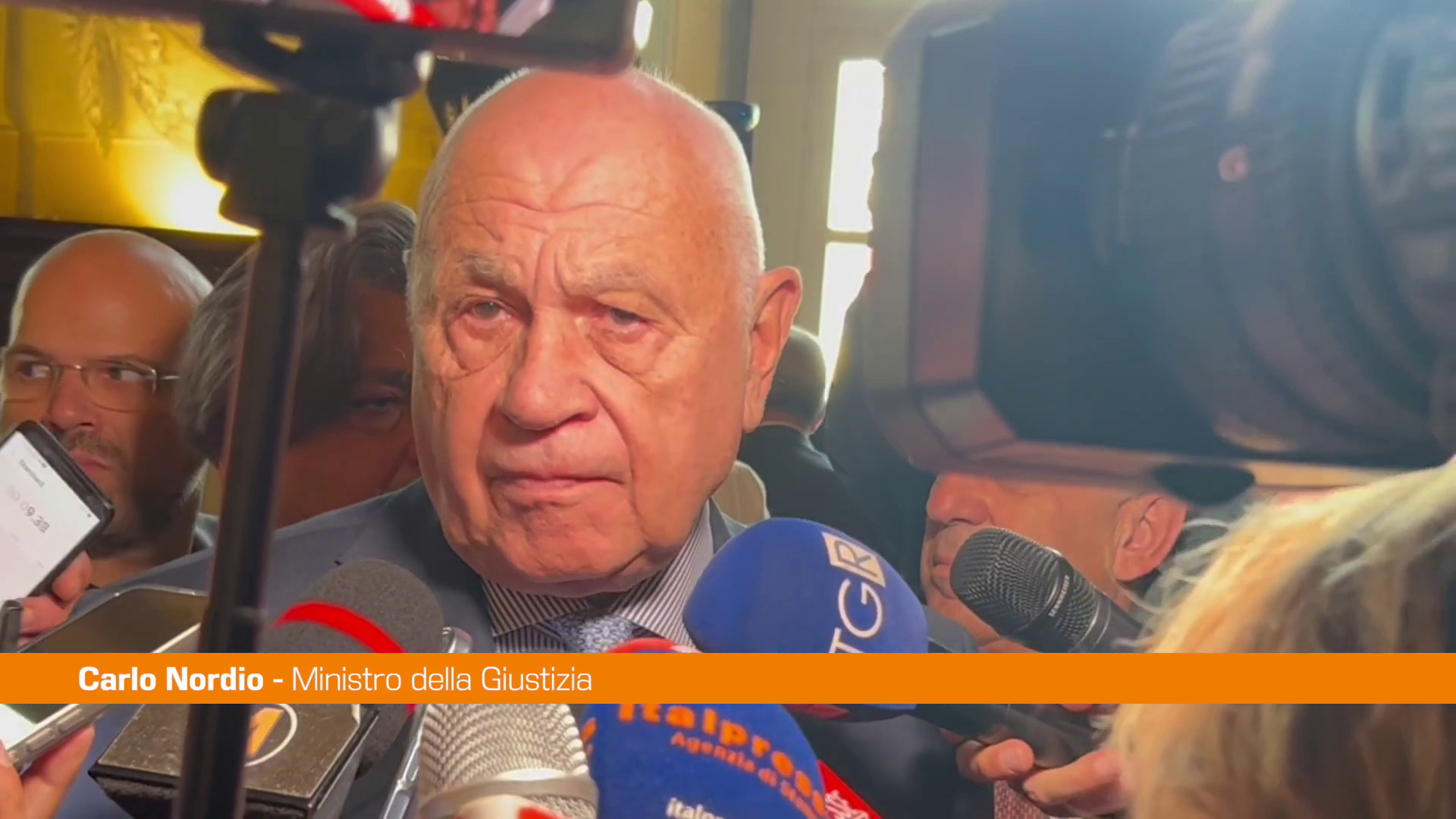 Nordio "Hacker al ministero? Criminali bucano sistemi sicuri"