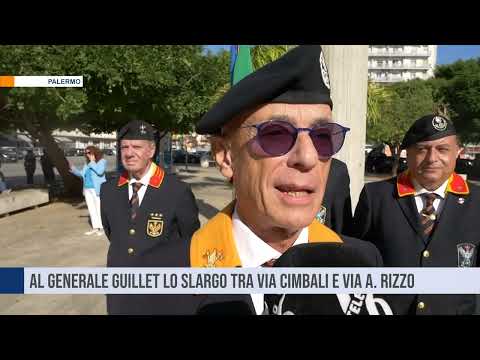 Palermo Intitolato al generale Guillet lo slargo tra via Cimbali e via A