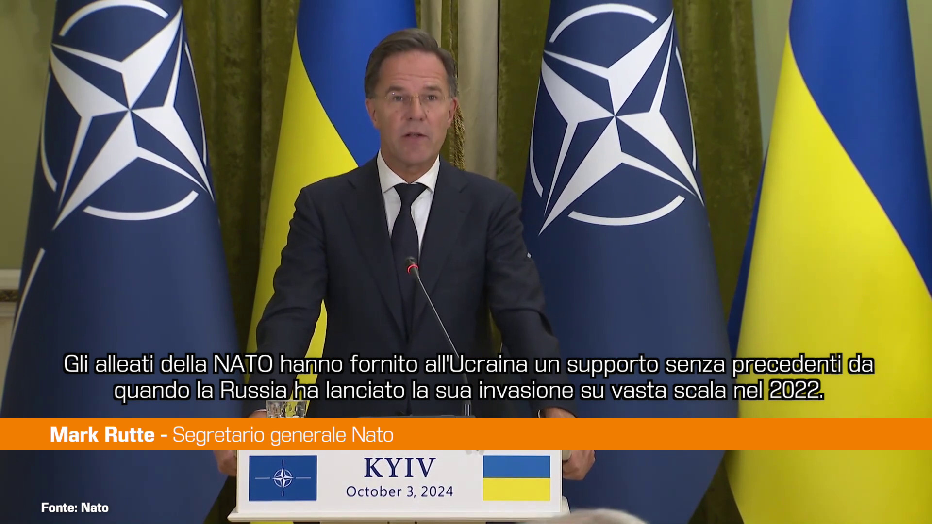 Ucraina, Rutte "Dalla Nato supporto senza precedenti, ma serve di più"