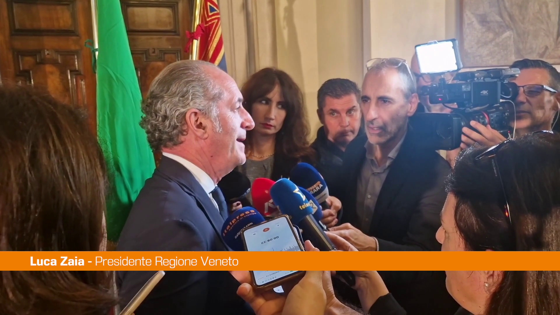 Zaia "In bocca al lupo a Bucci, grande amministratore"