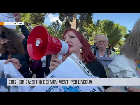 Crisi idrica: sit in dei movimenti per l'acqua delle province di Enna, Agrigento e Caltanissetta