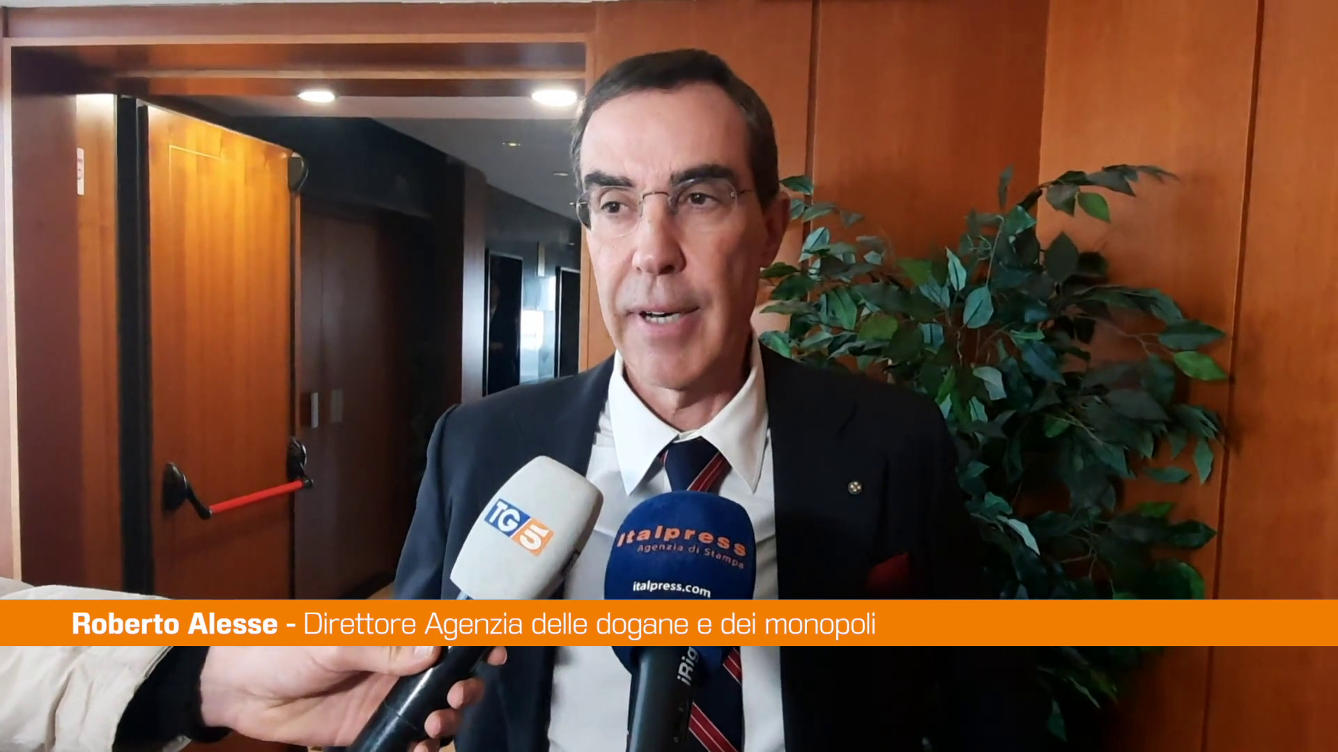 Alesse "Intesa con il Vaticano rafforza cooperazione doganale"