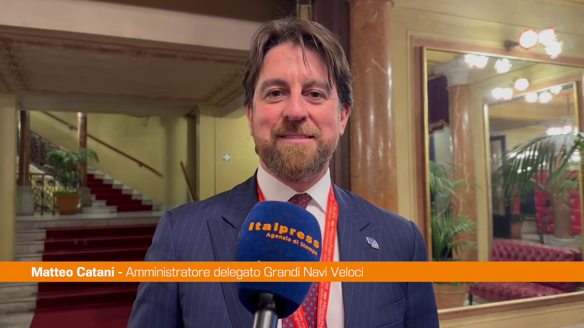 Catani "Gnv esempio concreto per link tra Milano e Palermo"