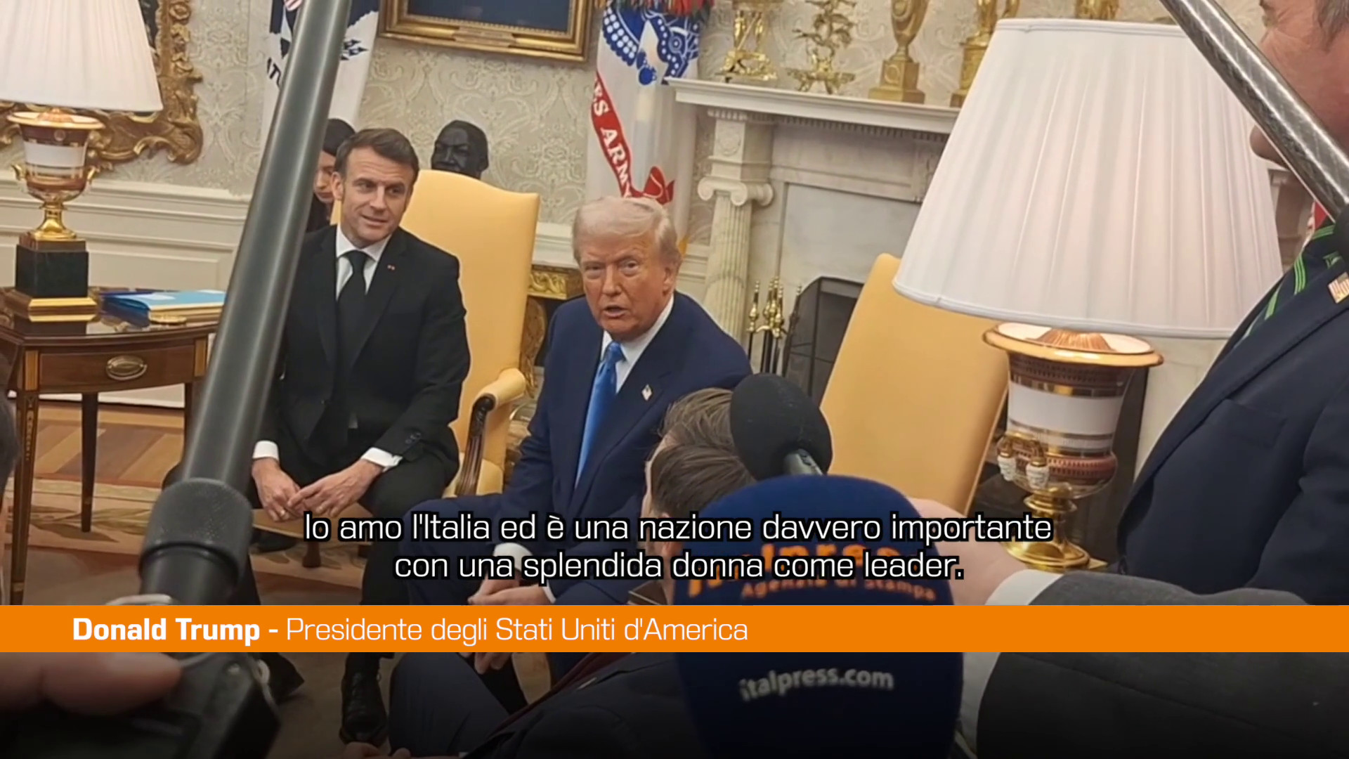 Dazi anche all'Italia? Trump glissa ma elogia Meloni