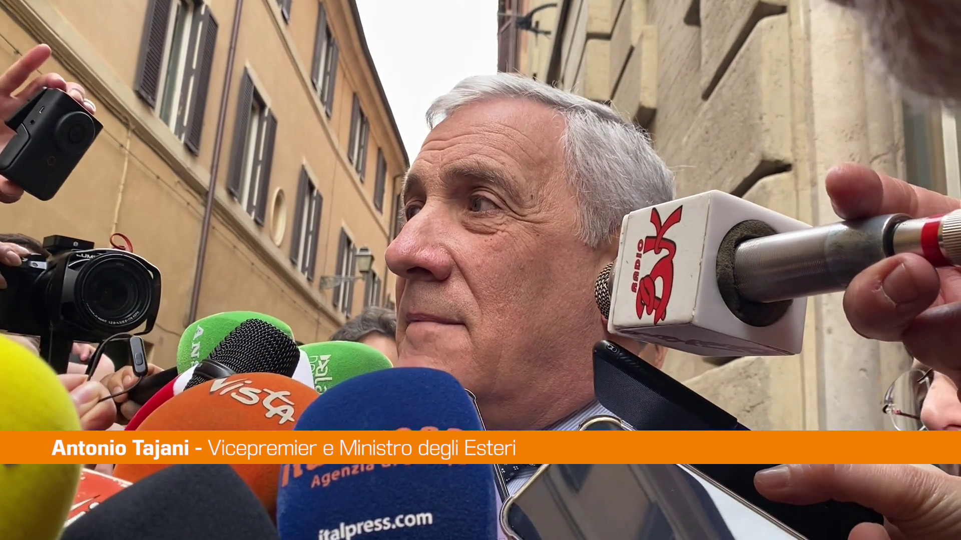 Medio Oriente, Tajani "Lavorare per soluzione due popoli e due Stati"