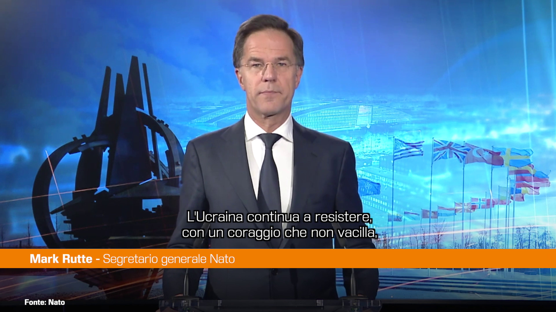 Rutte "La Nato resta al fianco dell'Ucraina"