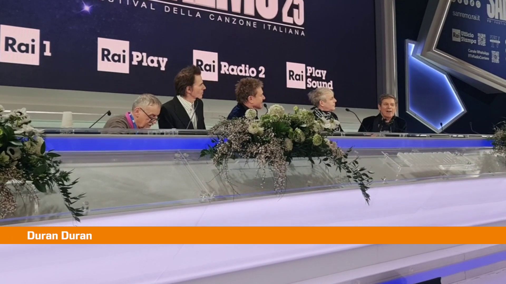 Sanremo, Duran Duran "40 anni fa travolti dall'entusiasmo dei fan"