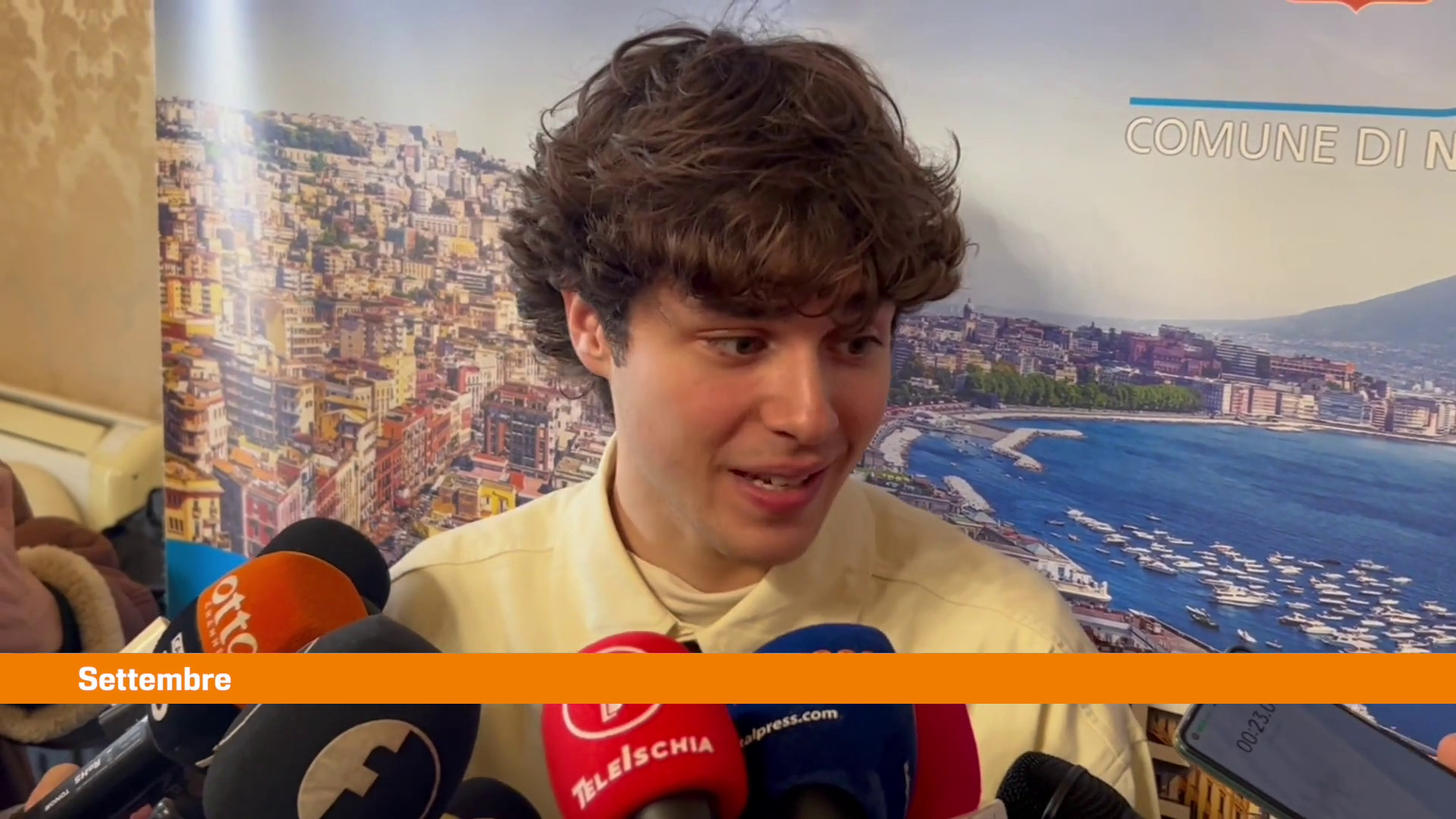 Sanremo, Settembre "Ho portato all'Ariston un pezzo di Napoli"