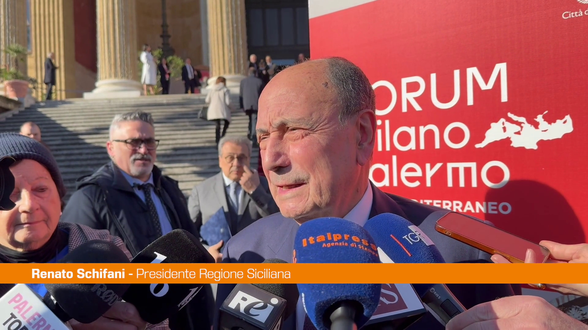 Schifani "Amministrare Palermo non è cosa facile, c'è molto da fare"