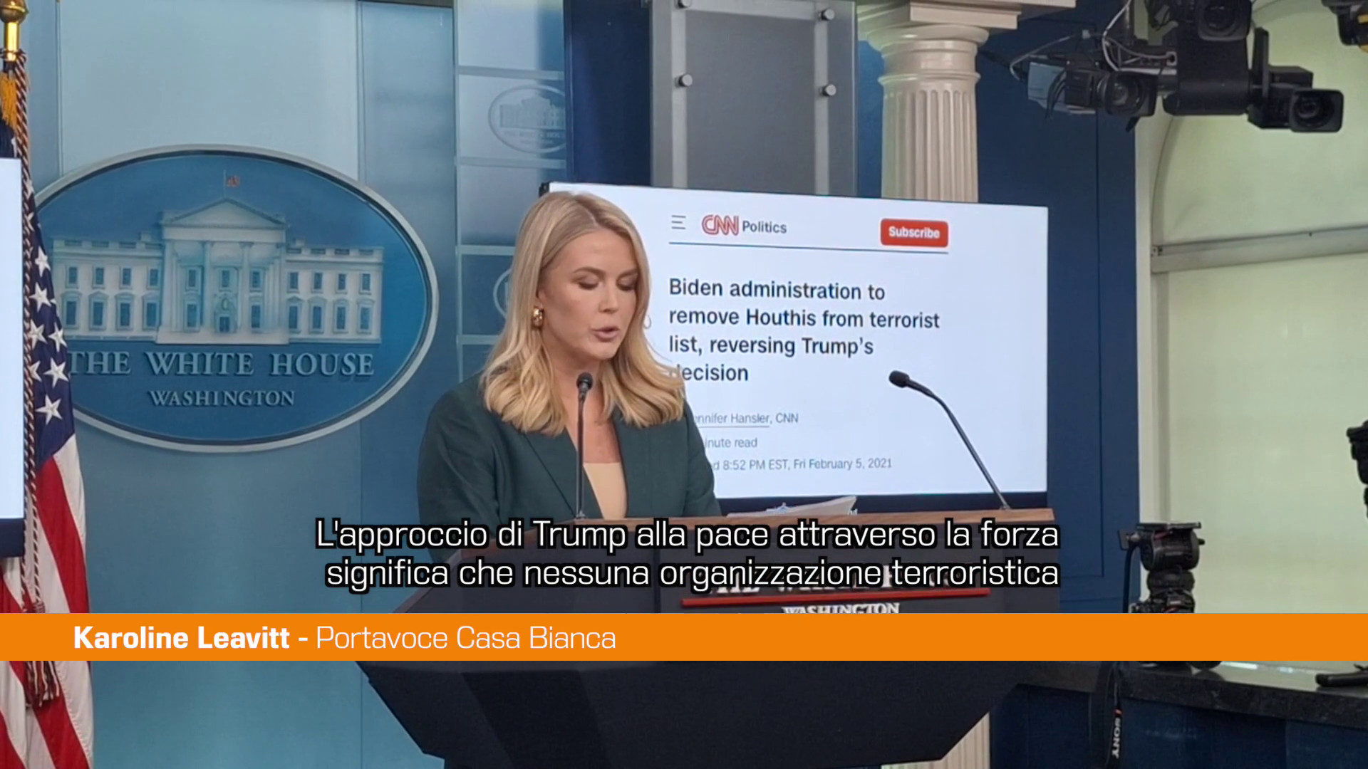 Caso Signal, Leavitt "Dai democratici campagna per creare caos"