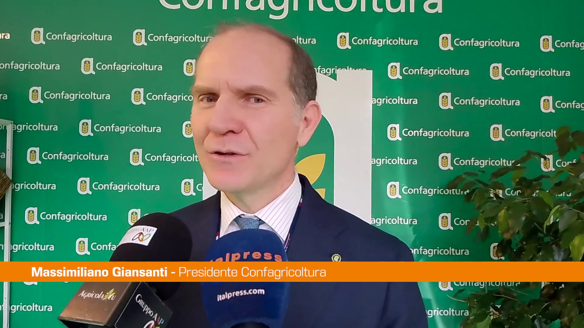 Confagricoltura, Giansanti "Agricoltura è determinante, va tutelata"