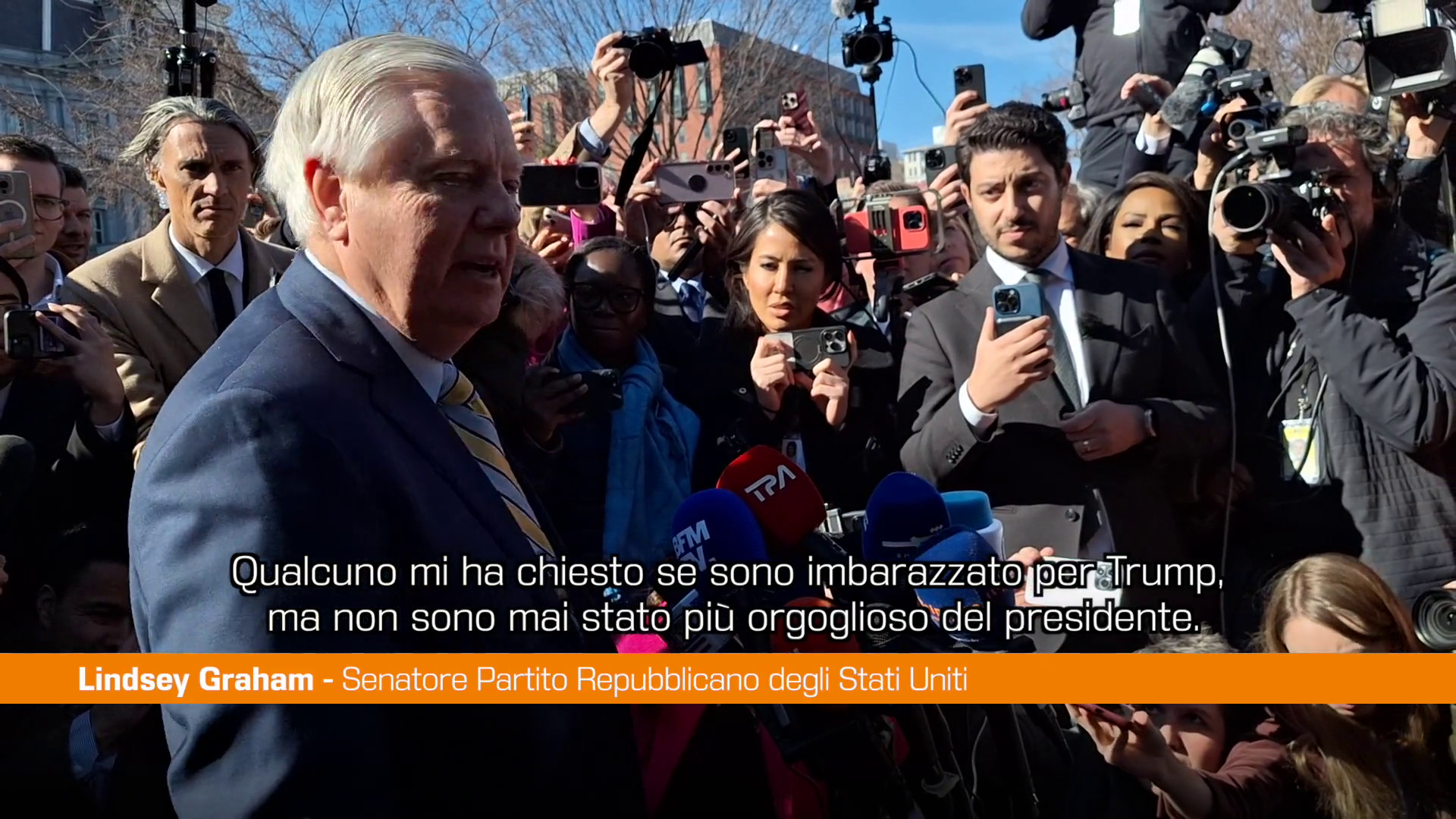 Graham (Repubblicani) "Zelensky?Non so se potremo fare affari con lui"