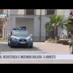 Sant’Agata di Militello. Furto, resistenza e incendio doloso: tre arresti