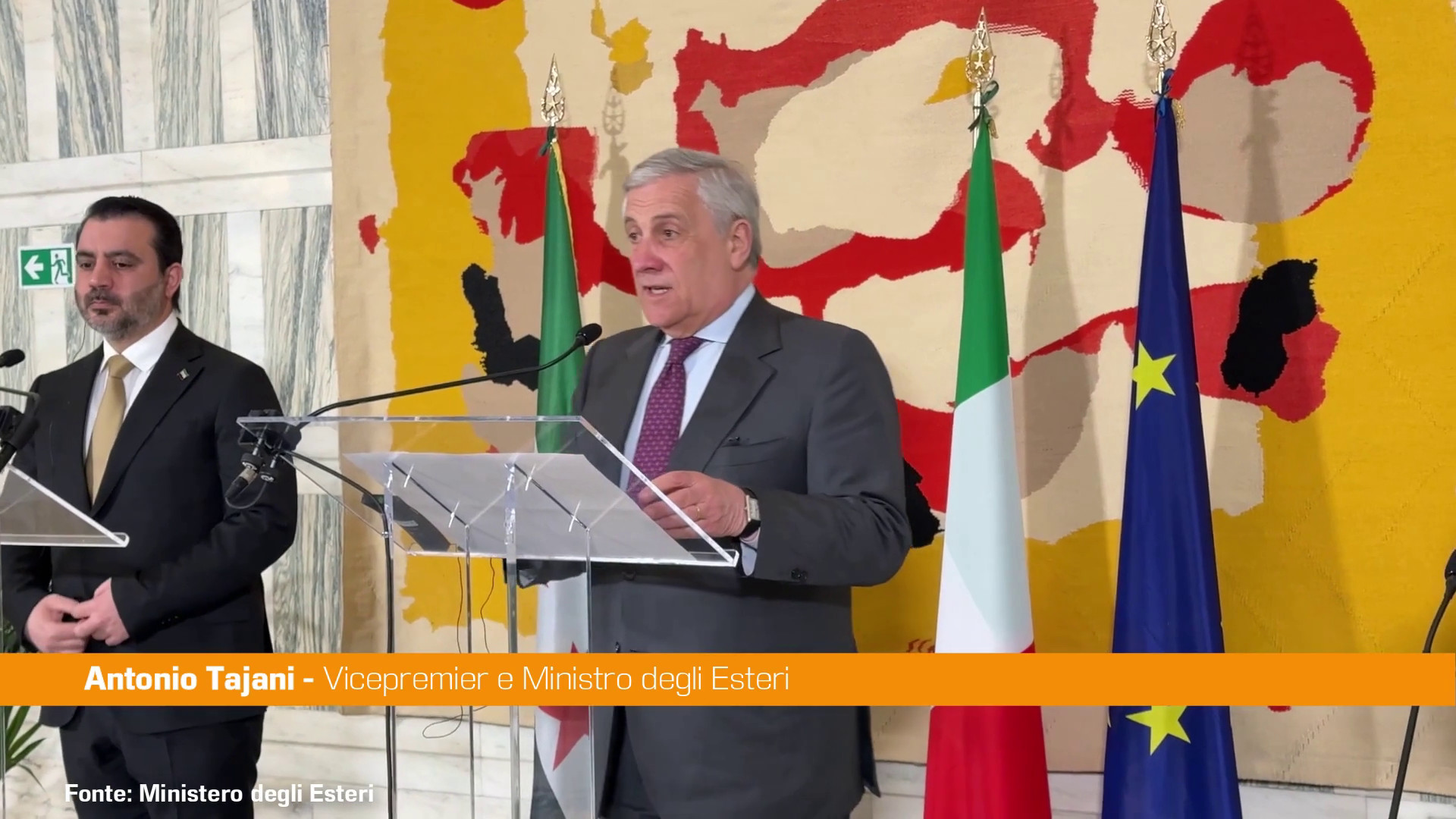 Siria, Tajani "Transizione sia pacifica e inclusiva"