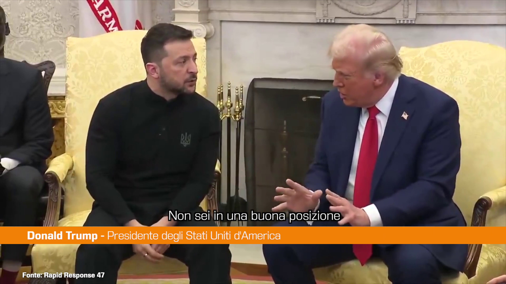 Trump a Zelensky "Stai scommettendo sulla terza guerra mondiale"