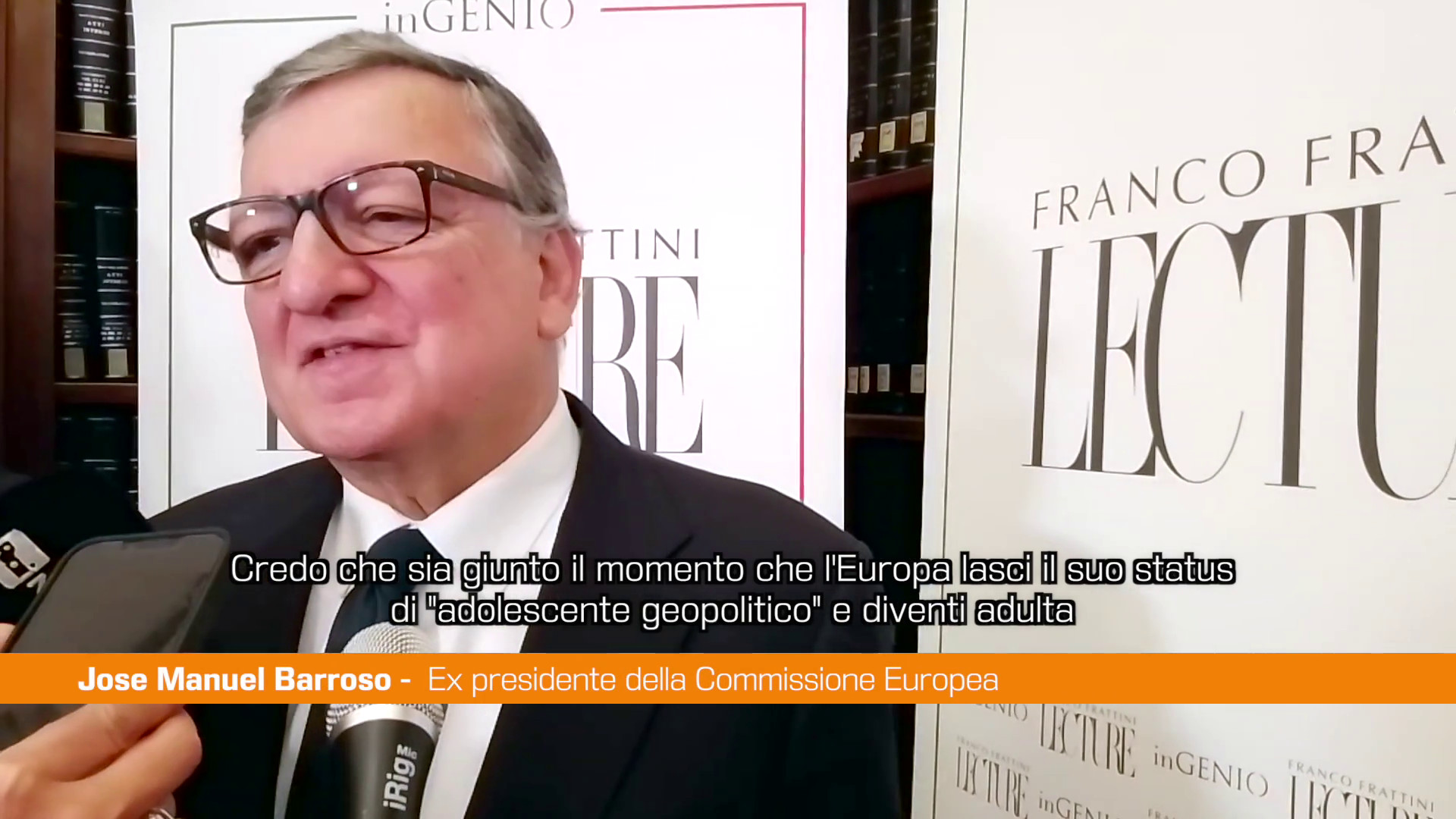 Ue, Barroso "Arrivato momento che Europa pensi a sua difesa"