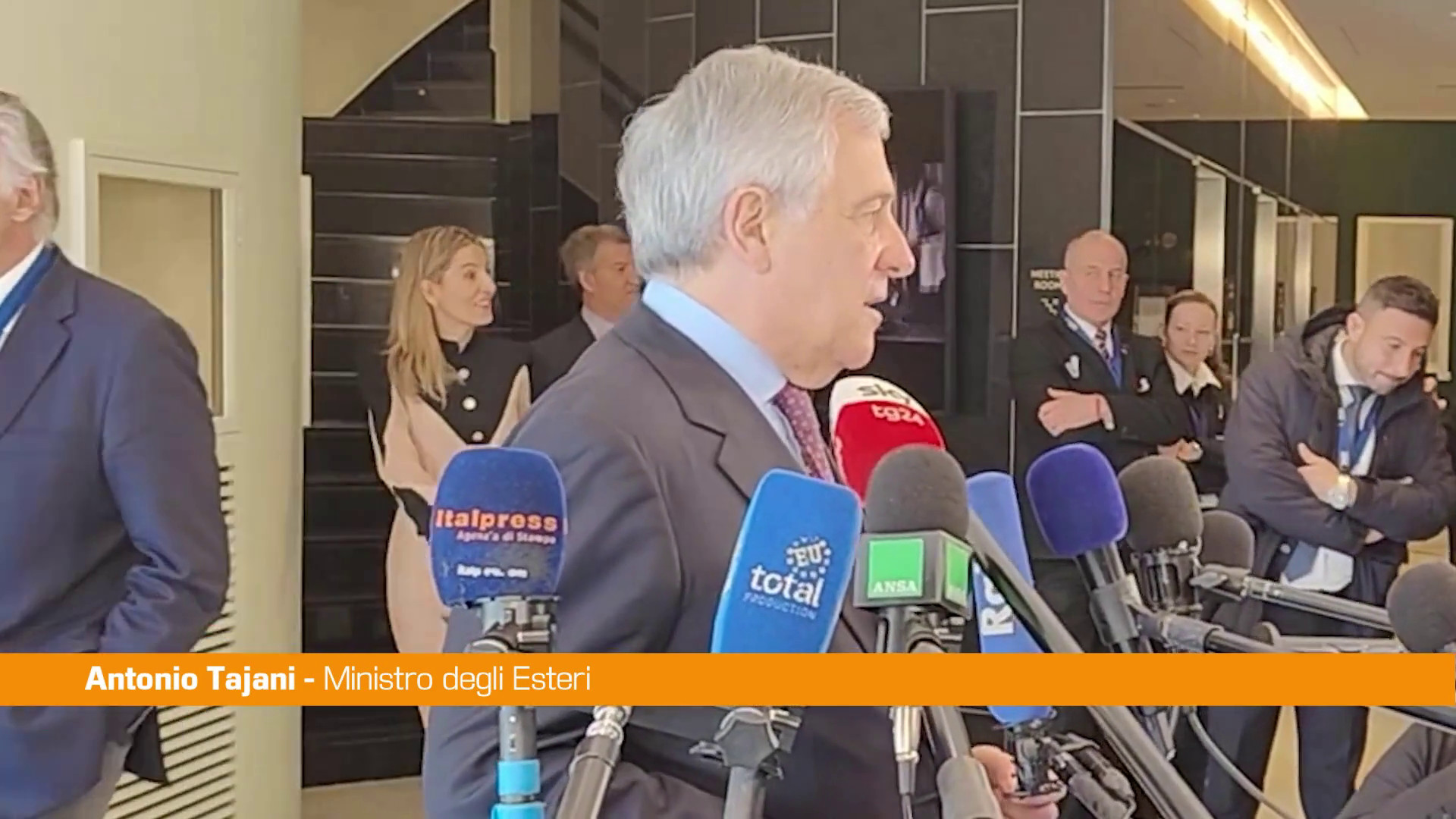 Ue, Tajani "Al lavoro per una vera difesa europea"