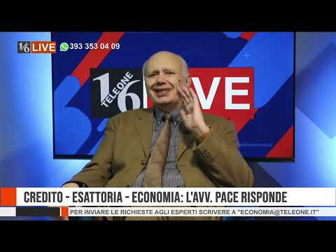16LIVE | CREDITO, ESATTORIA, ECONOMIA - L'AVV PACE RISPONDE 10 APRILE 2025