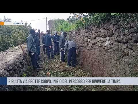 Acireale. Ripulita via Grotte Corvo