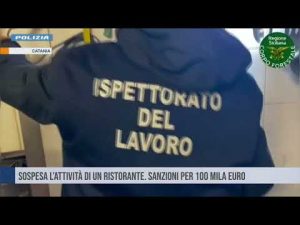Catania. Sospesa l’attività di un ristorante