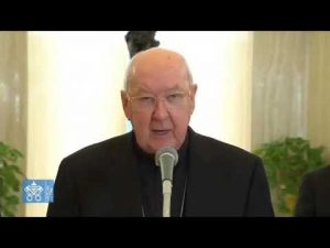 L'annuncio della morte di Papa Francesco
