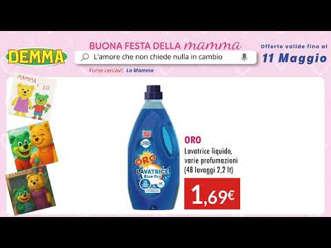 SANITARIA DEMMA SPOT 3 BUONA FESTA DELLA MAMMA OFFERTE FINO AL 11 MAGGIO
