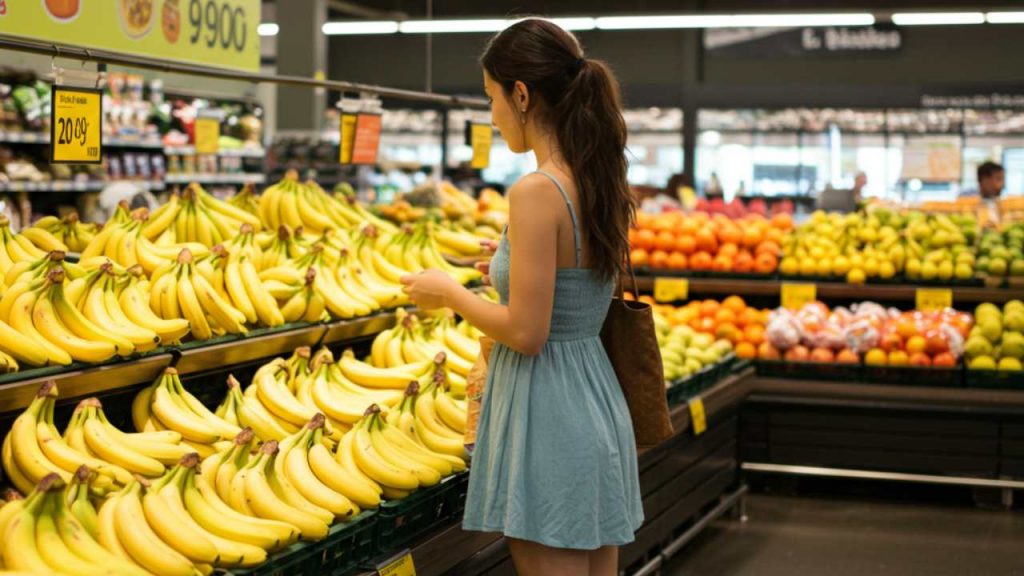Supermercato banane - foto (C) MediaoneOnline.it