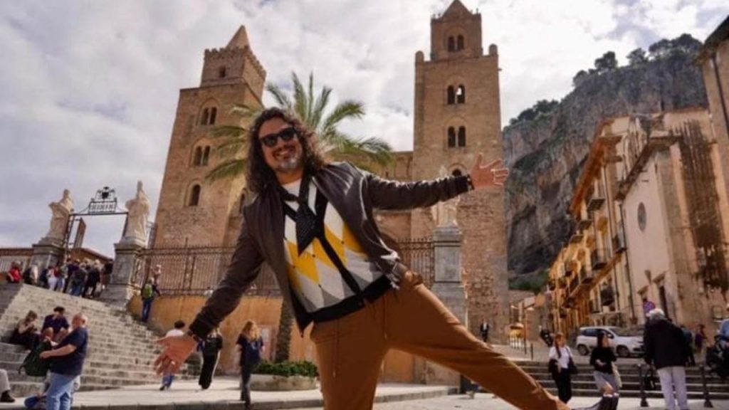 Alessandro Borghese a Cefalu' (foto instagram) - mediaoneonline.it