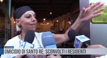 Catania. Omicidio di Santo Re: sconvolti i residenti