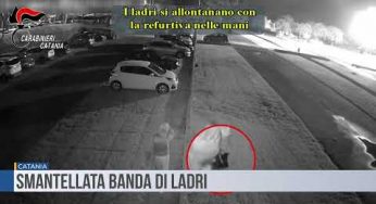 Catania. Smantellata banda di ladri