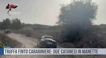 Enna. Truffa finto carabiniere: due catanesi in manette