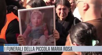 Misterbianco. I funerali della piccola Maria rosa