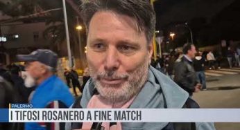 Palermo. I tifosi rosanero a fine match
