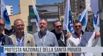 Palermo. Protesta nazionale della sanità privata