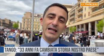 Palermo. Tango: “33 anni fa cambiata storia nostro Paese”