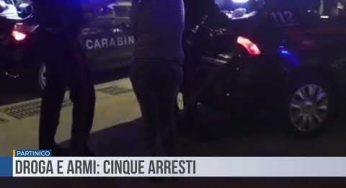 Partinico. Droga e armi: cinque arresti