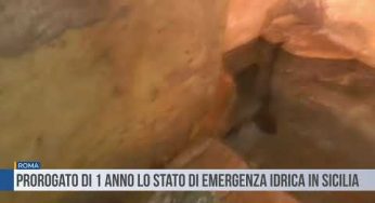Roma. Prorogato di 1 anno lo stato di emergenza idrica in Sicilia