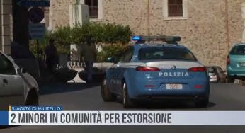 Sant’Agata di Militello. Due minori in comunità per estorsione