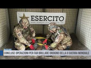 Milazzo: concluse operazioni per far brillare ordigno della II Guerra mondiale