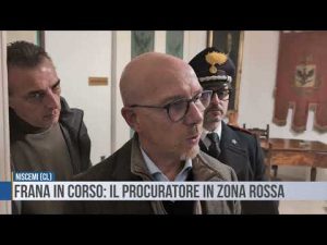 Niscemi: frana in corso: il procuratore in zona rossa
