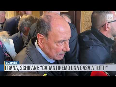 Niscemi: Frana, Schifani: "Garantiremo una casa a tutti"