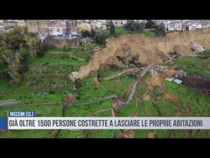 Niscemi: già oltre 1500 persone costrette a lasciare le proprie abitazioni