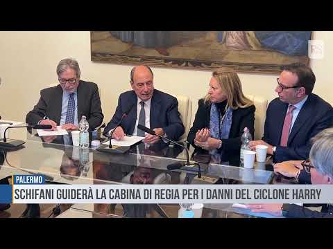 Palermo: Schifani guiderà la cabina di regia per i danni del ciclone Harry