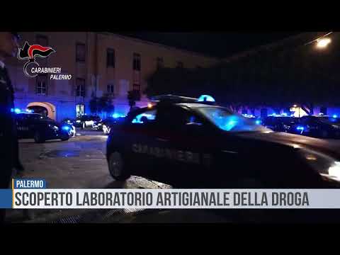 Palermo: scoperto laboratorio artigianale della droga